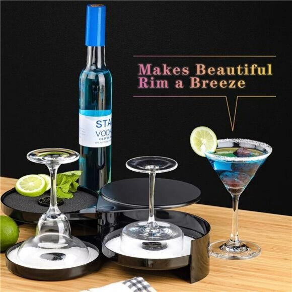 3 tier margarita salt rimmer set cocktail sugar lime bar tool drink garnish - Picture 4 of 7